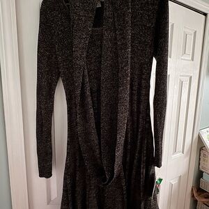Dana Buchman Charcoal Long Sleeve Dress